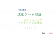 【論文データ】evolutionary game thepry（進化ゲーム理論）の国内研究動向まとめ