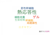 【論文データ】thermoresponsive（熱応答性）の国内研究動向まとめ