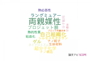 【論文データ】amphiphilic（両親媒性）の国内研究動向まとめ