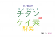 【論文データ】geometry optimizationの国内研究動向まとめ