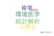【論文データ】environmental medicine（環境医学）の国内研究動向まとめ
